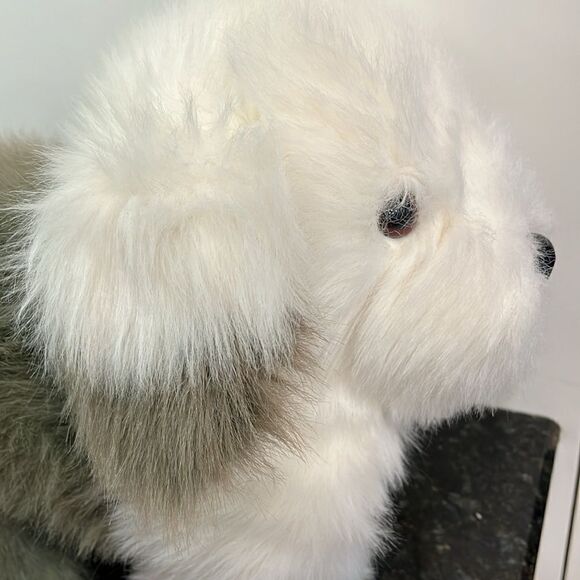 Vintage 1987 Dakin Soft Classics Sheep Dog Plush Stuffed Animal Toy Stands 13” - Picture 7 of 10